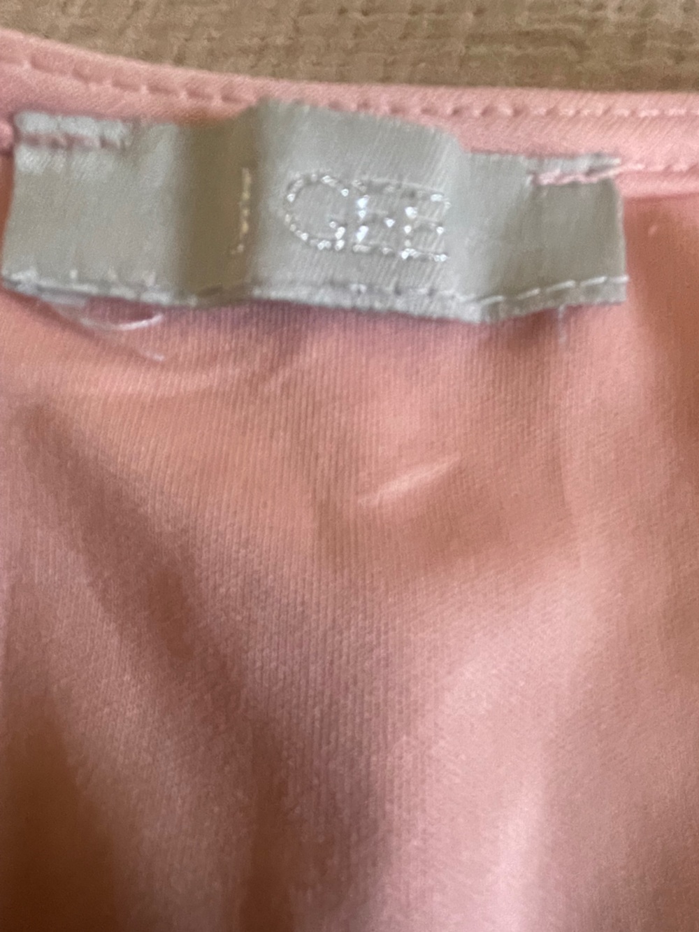 Women's Blush Pink V-Neck‎ Ruffled Tiered Dress EUC - Picture 6 of 8